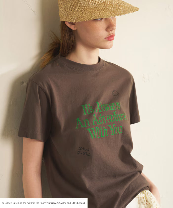Winnie-the-Pooh Message Print T-Shirt