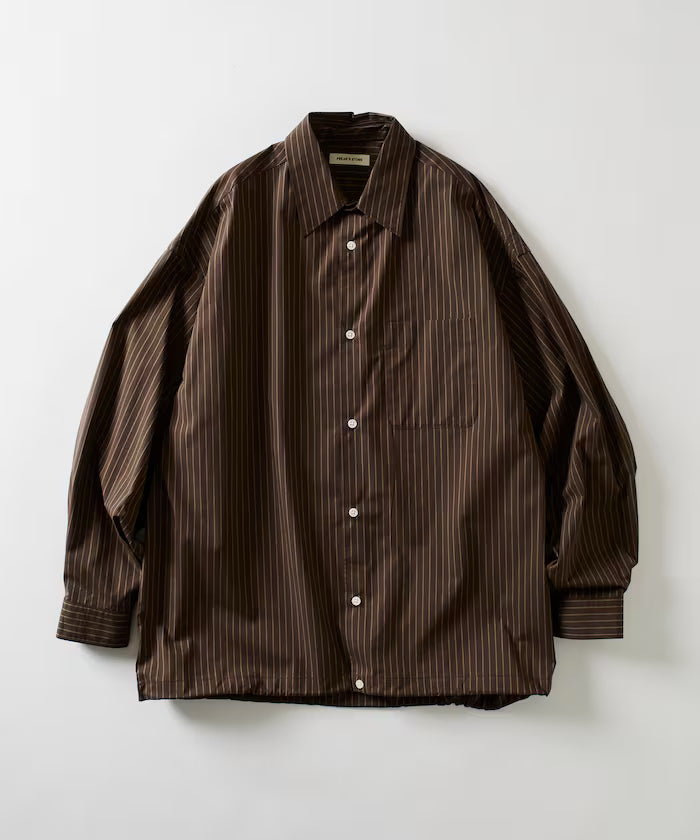 Wide Silhouette Spindle Regular Color Shirt / Hem Code 【Limited Edition】