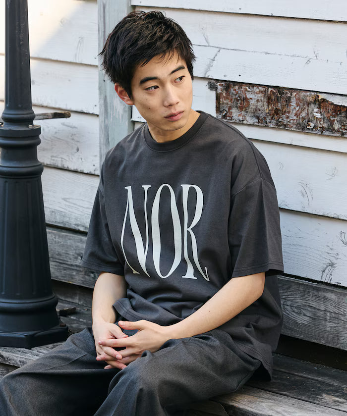 Big Silhouette Print Crew Neck T-Shirt / NOR 【Limited Release】