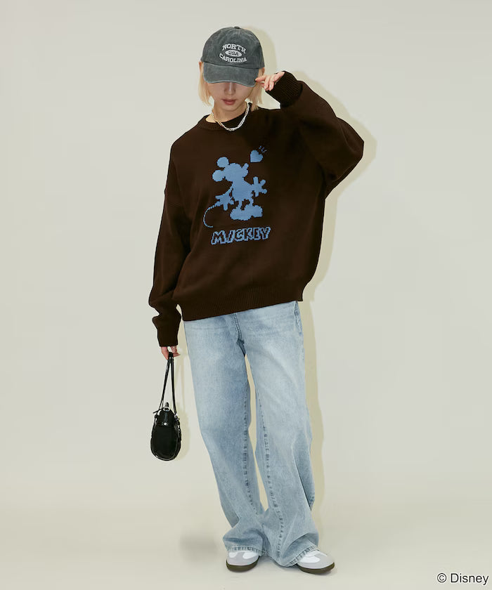Limited Edition 'DISNEY MICKEY MOUSE' SHADOW KNIT