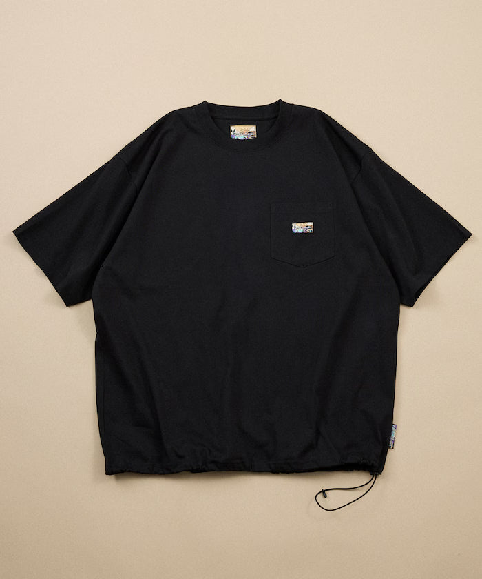 FREAK'S STORE for BEACH & FES Relax Fit One Point Logo Spindle Pocket T-shirt
