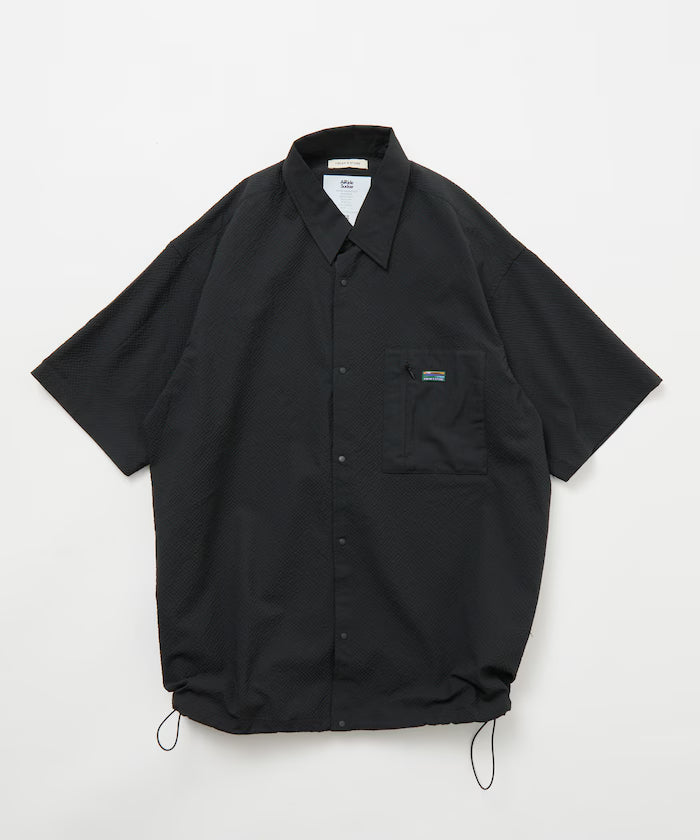 Limited Release AiRide Air Ride Relax Fit Mixed Material Pocket Seersucker Shirt Quick Dry Moisture Wicking UV Cut