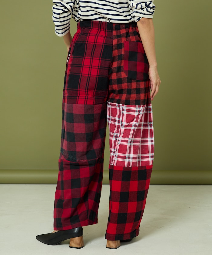 Flannel Check Easy Pants