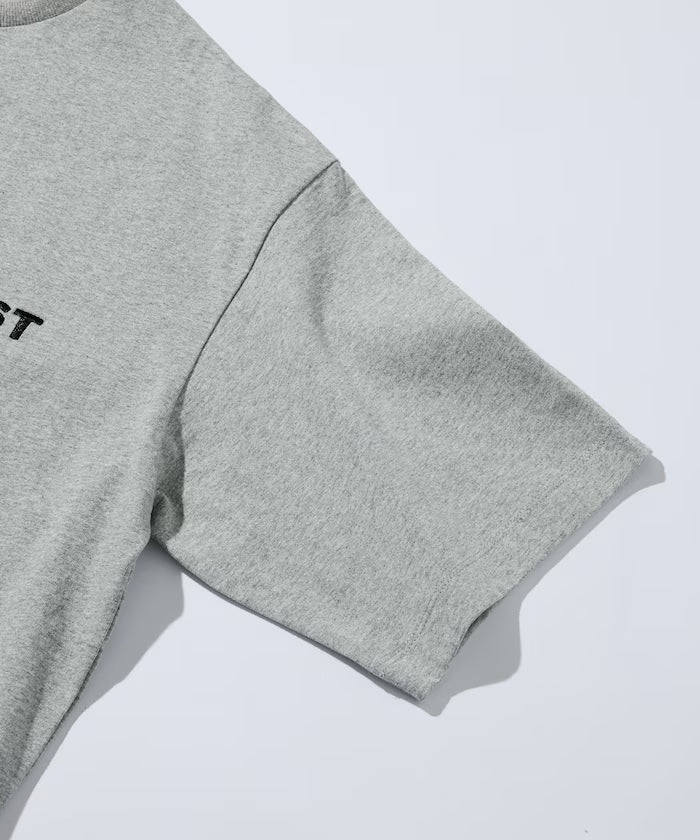 6 oz Front Logo Embroidery Crew Neck T-Shirt / One Point Design T-Shirt LEFT CHEST EMBROIDERY FIRST