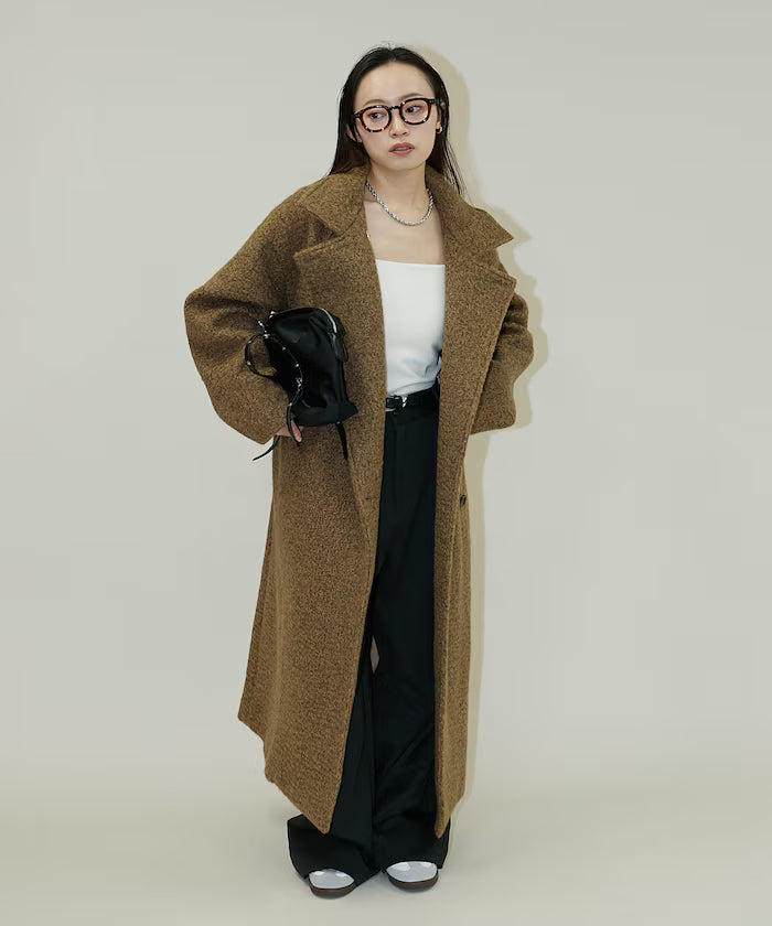 Multicolor Shaggy Long Coat Limited Edition