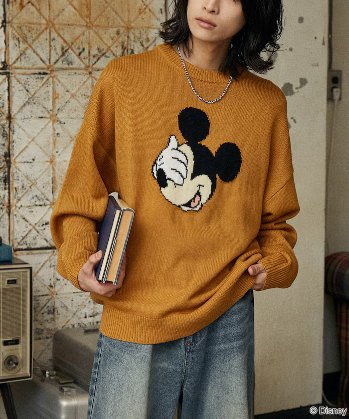 Custom Mickey Mouse Face Knit