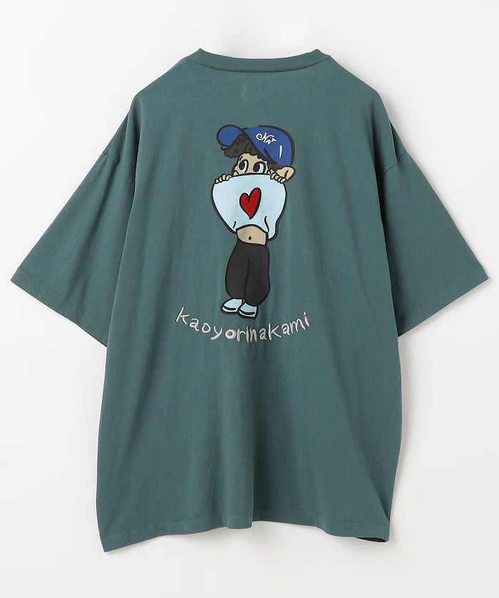 [Sales start on May 22 at 12:00] kaoyorinakami × FREAK'S STORE/ Kaoyorinakami exclusive Heso Dashi Boy Tee