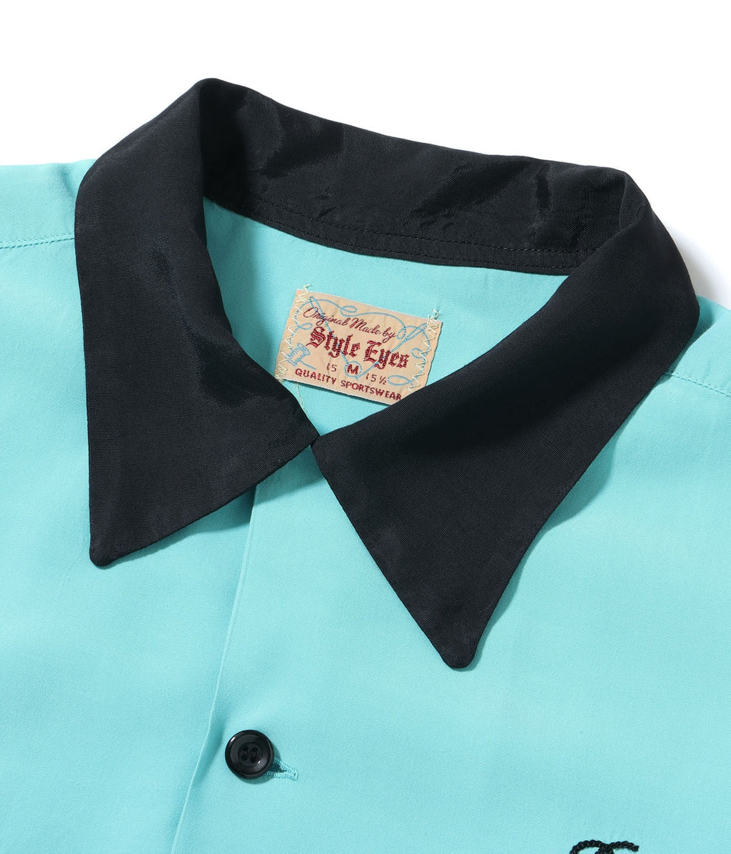 RAYON BOWLING SHIRT “PIPING”
