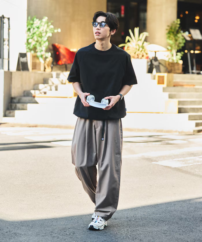 AiRide/Air Ride Relaxed Fit Raglan Short Sleeve Pullover/Moisture Wicking/UV Cut/Hem Code [Limited Edition]