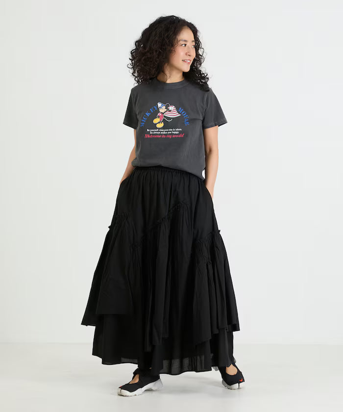 India Frill Maxi Gathered Skirt