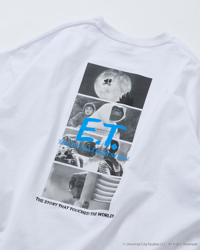 E.T. Big Silhouette Back Print Crew Neck T-Shirt Limited Edition