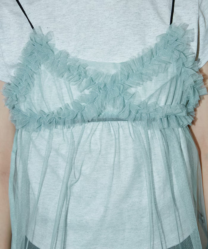 Tulle Bustier T-shirt Set Limited Edition