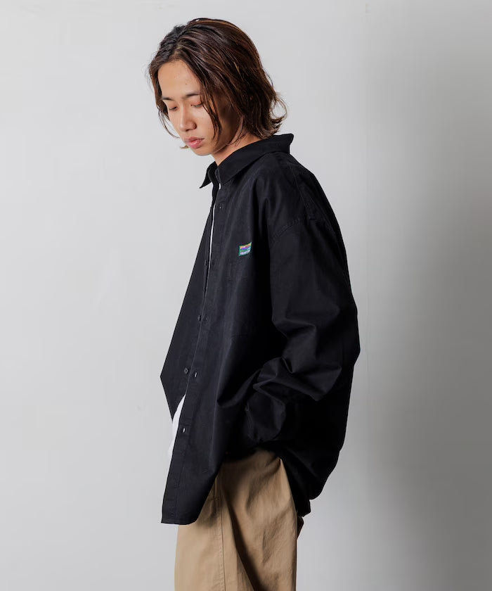 Relax Fit Relaxed Fit Garment Dyed Regular Collar Shirt [Limited Edition]