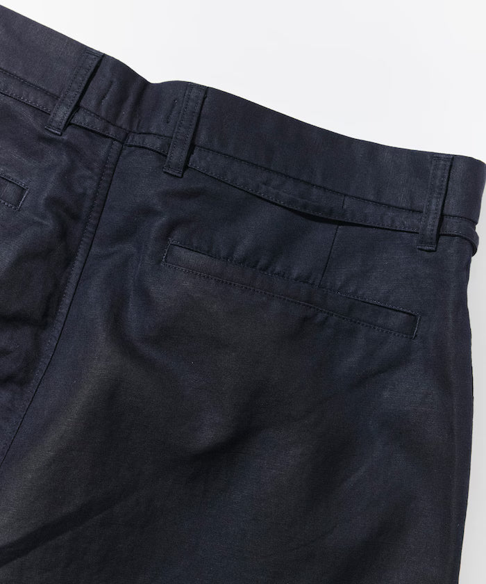 Cotton Linen 2 Tuck Chino Shorts