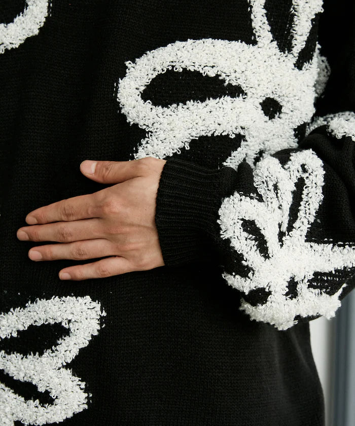 Boucle Flower Pattern Pullover Knit [Limited Edition]