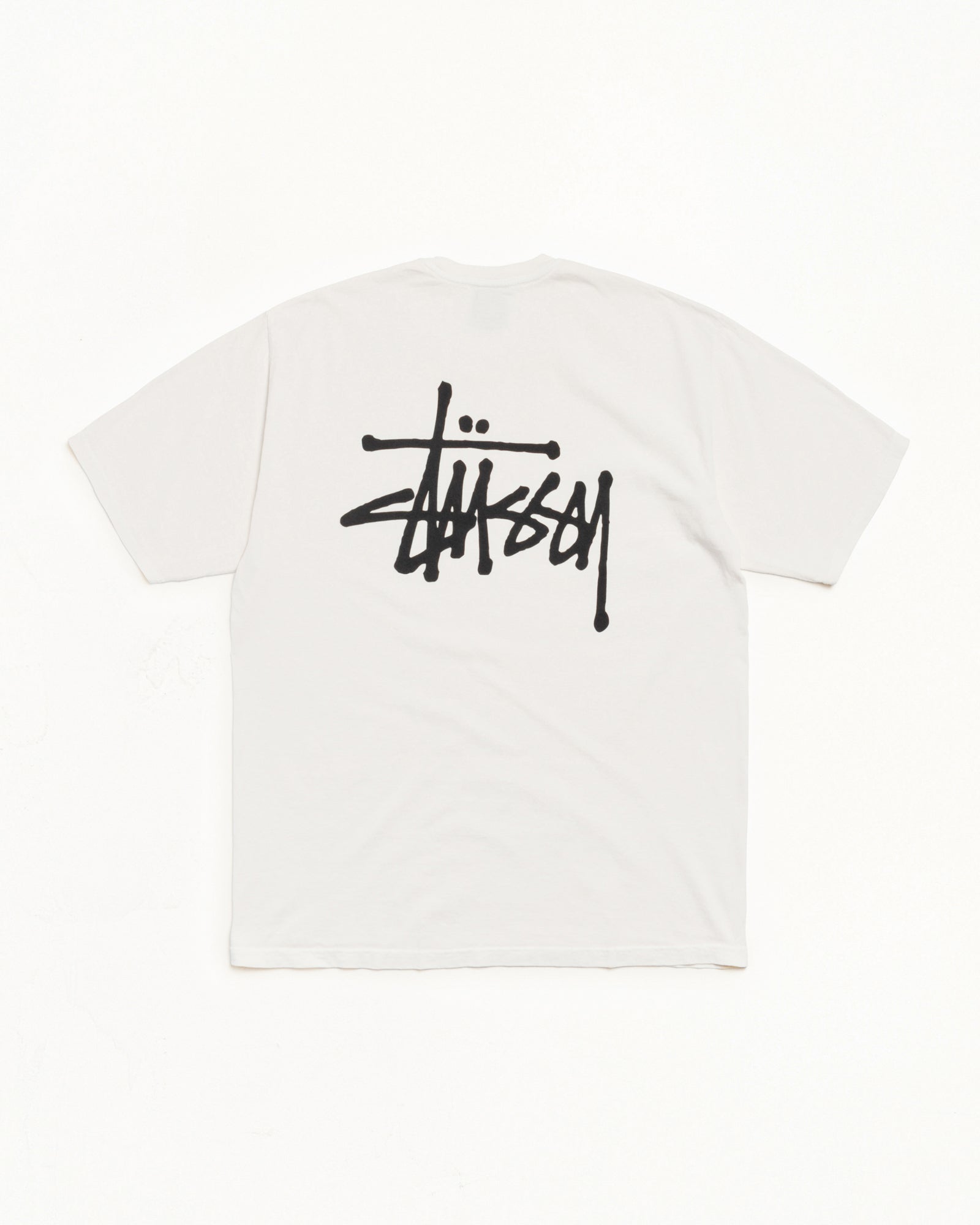 BASIC STÜSSY TEE PIGMENT DYED - Natural