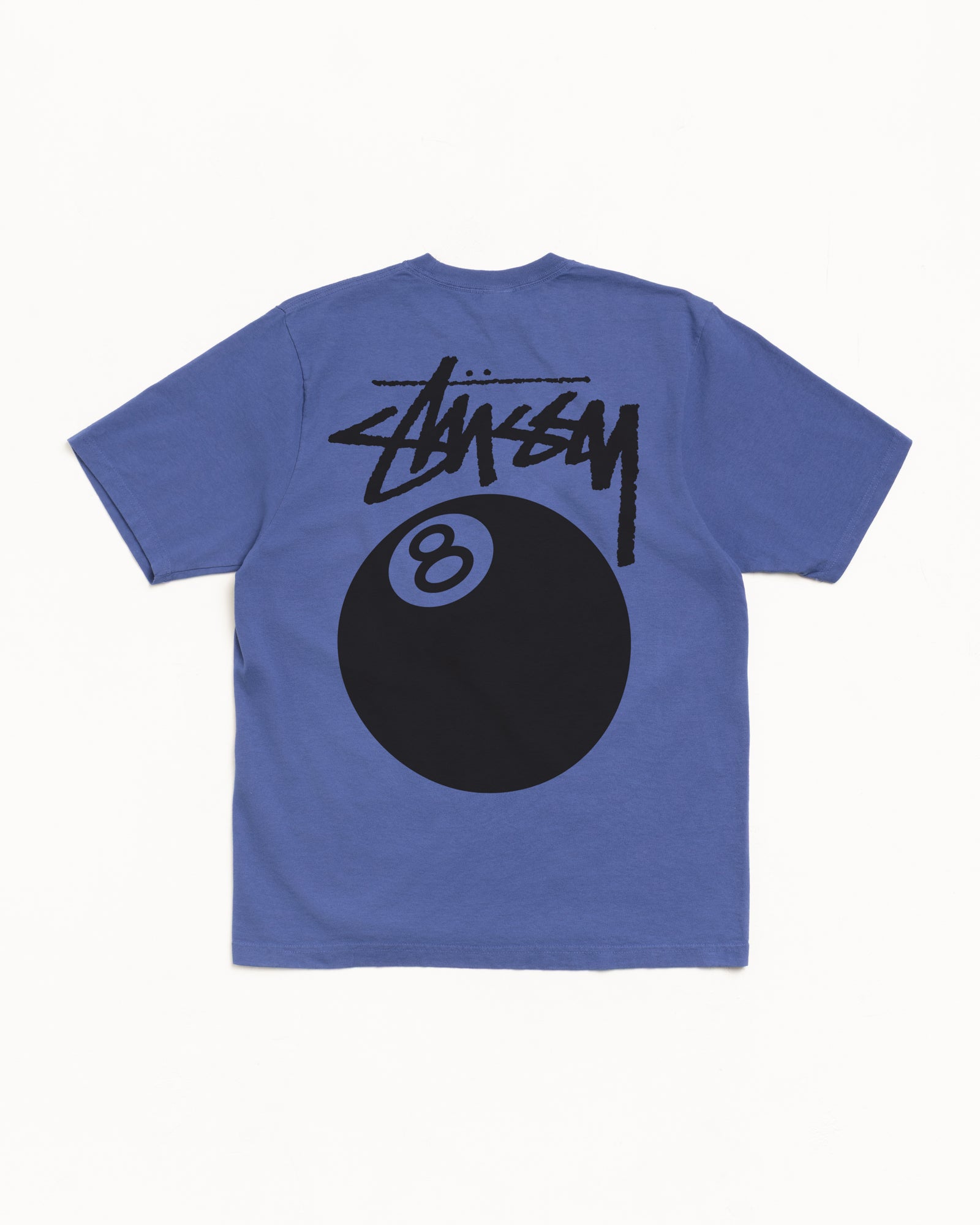 8 BALL TEE PIGMENT DYED - Indigo
