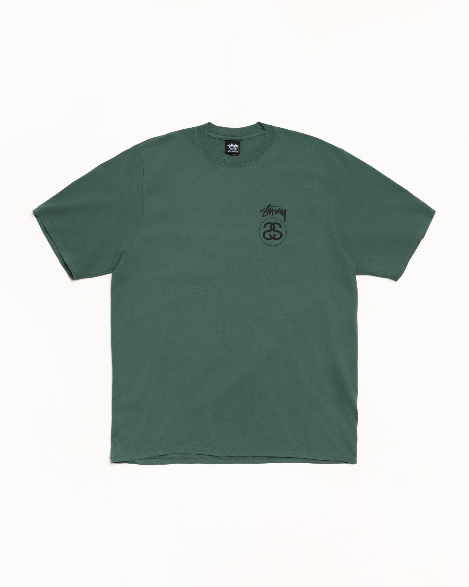 STOCK LINK TEE PIGMENT DYED - Pine