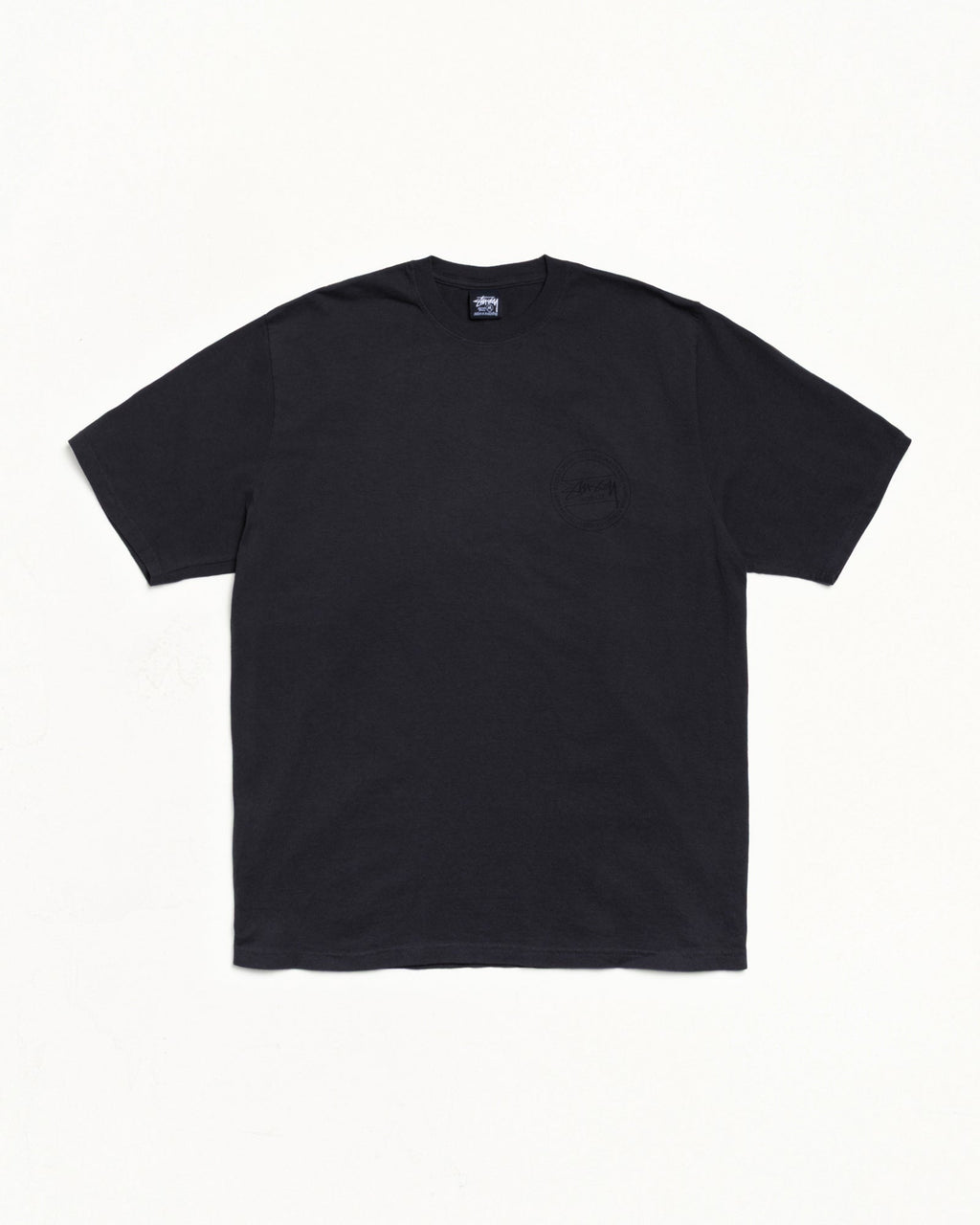 STÜSSY WEAR TEE PIGMENT DYED - Faded Black