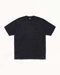 STÜSSY WEAR TEE PIGMENT DYED - Faded Black