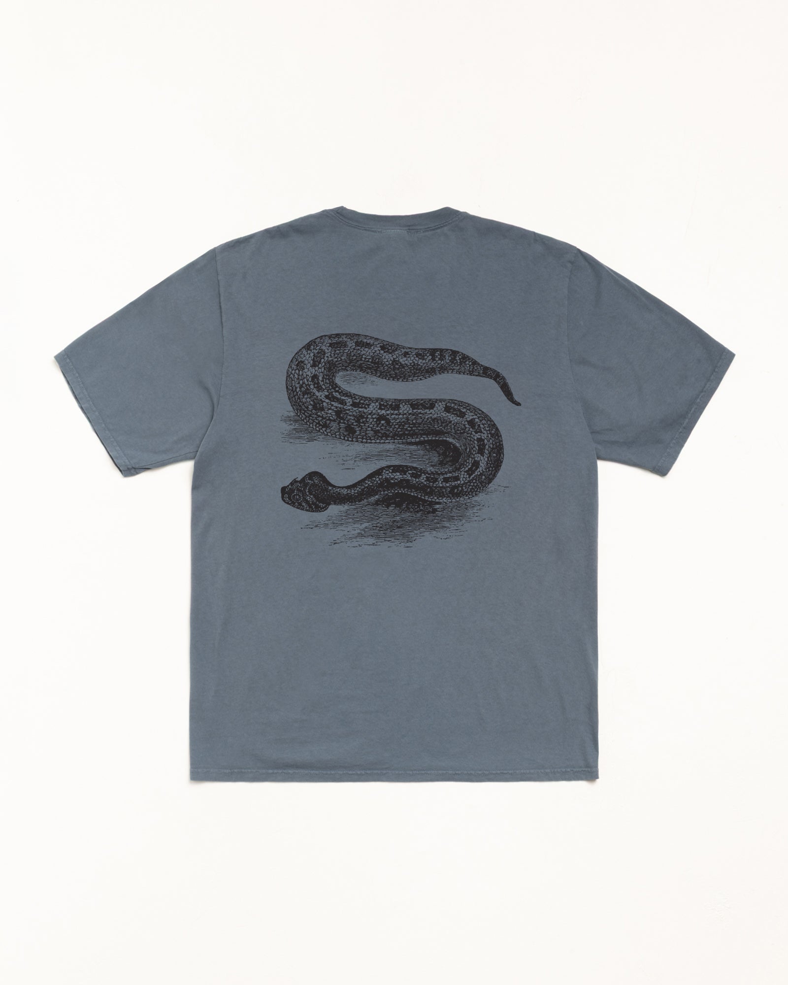 SERPENT TEE PIGMENT DYED - Navy