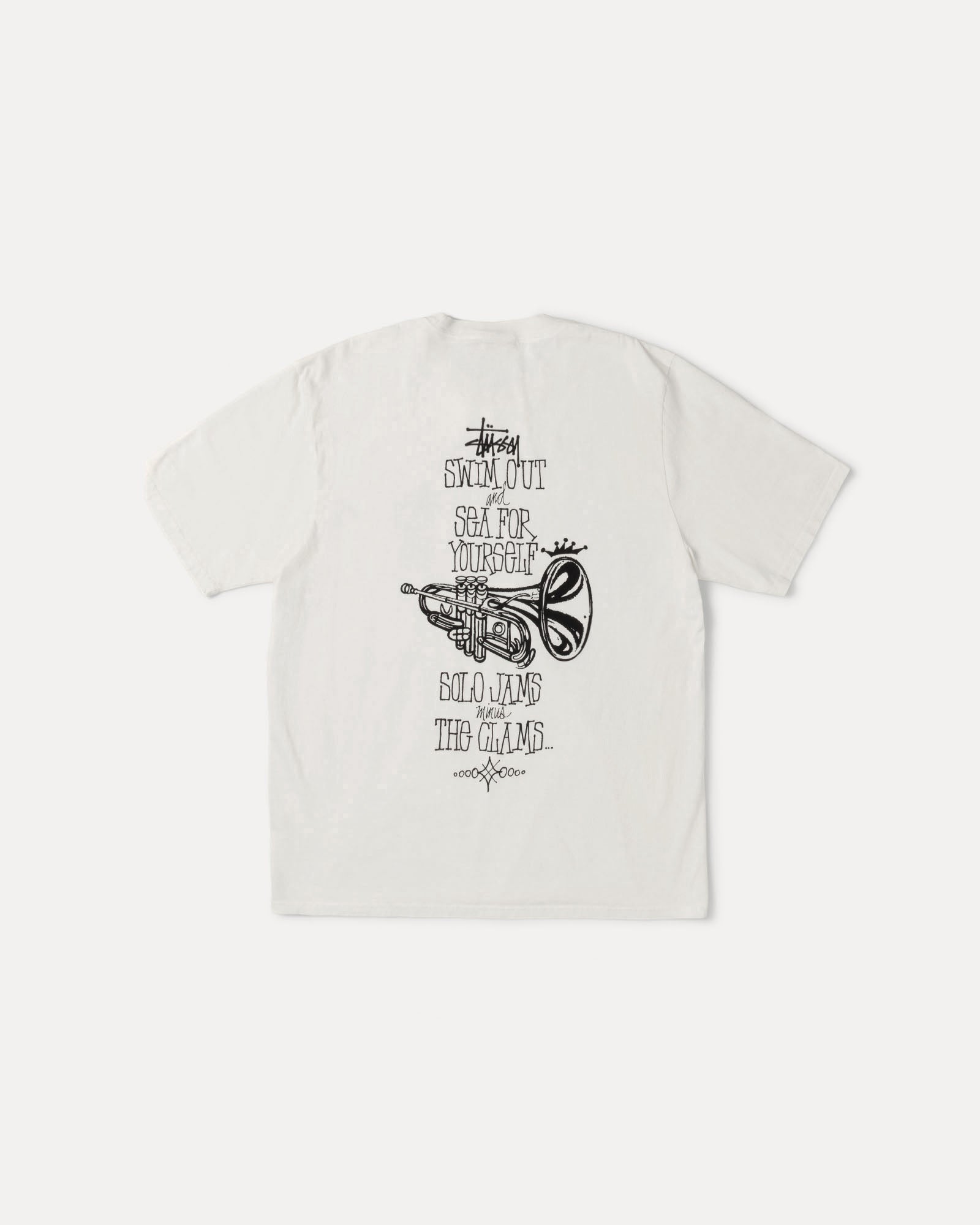 SWIM OUT TEE PIGMENT DYED - Natural