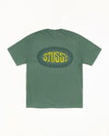 TILE OVAL TEE PIGMENT DYED - Pine