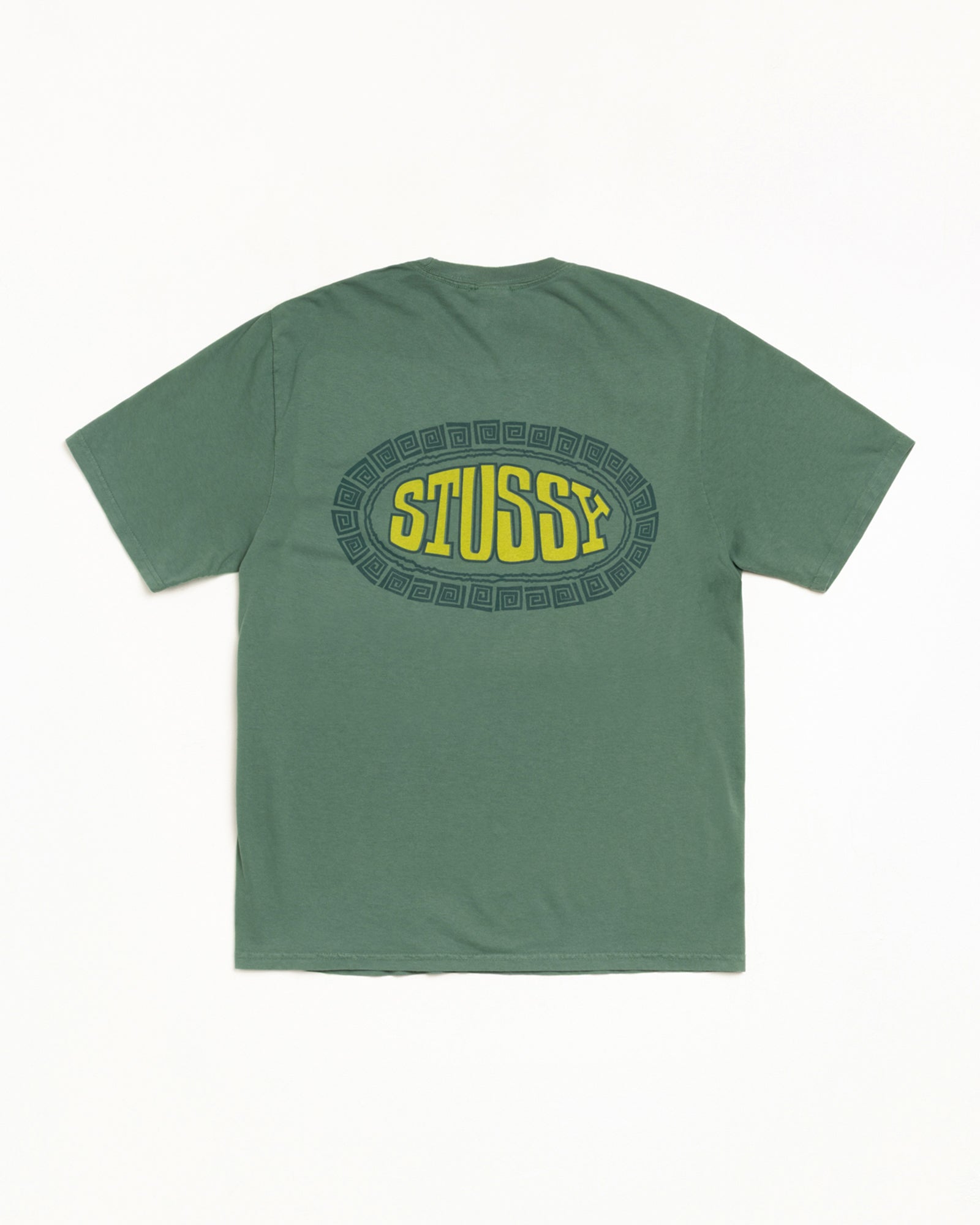 TILE OVAL TEE PIGMENT DYED - Pine