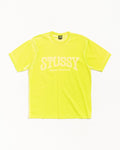BURLY STONE WASHED TEE - Lemon
