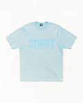 BURLY STONE WASHED TEE - Sky Blue