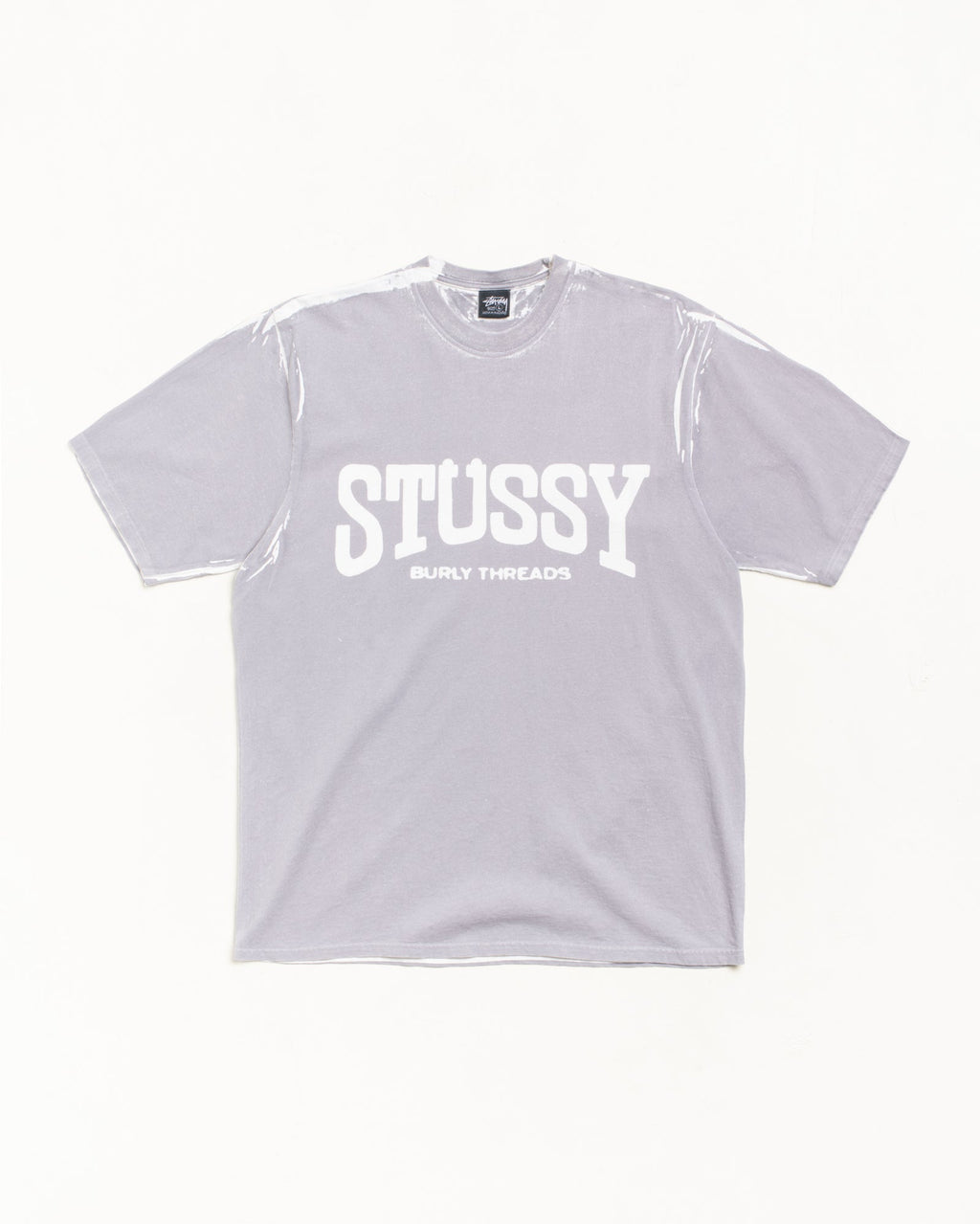 BURLY STONE WASHED TEE - White