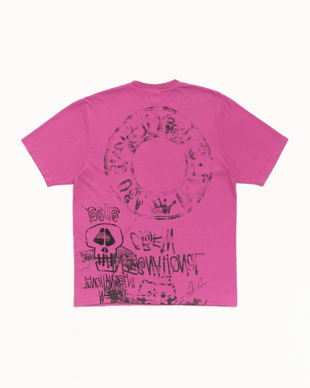 SKULLS TEE PIGMENT DYED