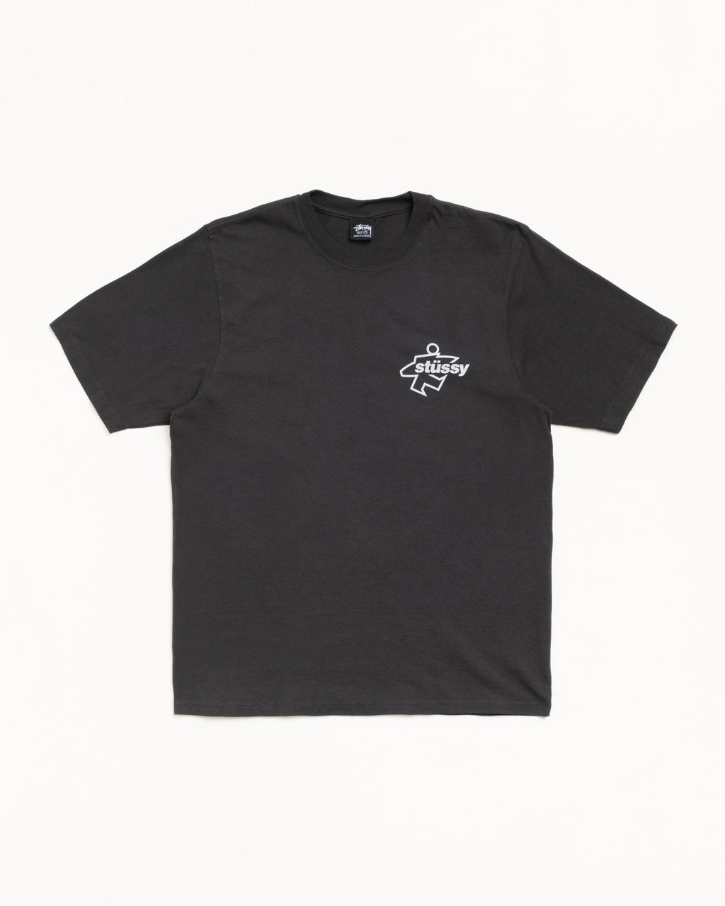 SURF SIZE TEE PIGMENT DYED - Faded Black