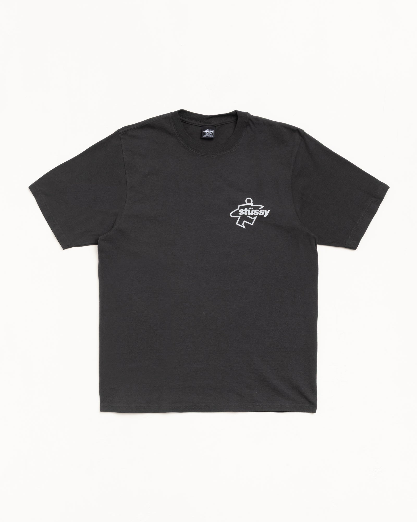 SURF SIZE TEE PIGMENT DYED - Faded Black