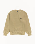 BASIC STÜSSY CREW PIGMENT DYED - Elm