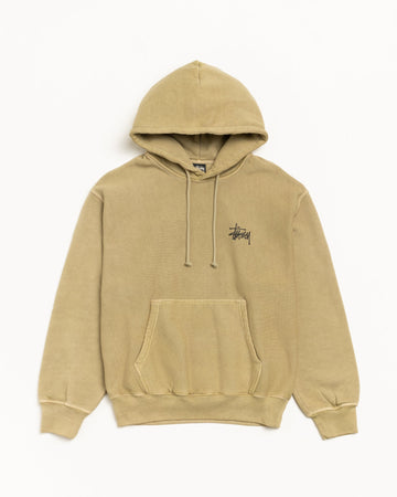 BASIC STÜSSY HOODIE PIGMENT DYED - Elm