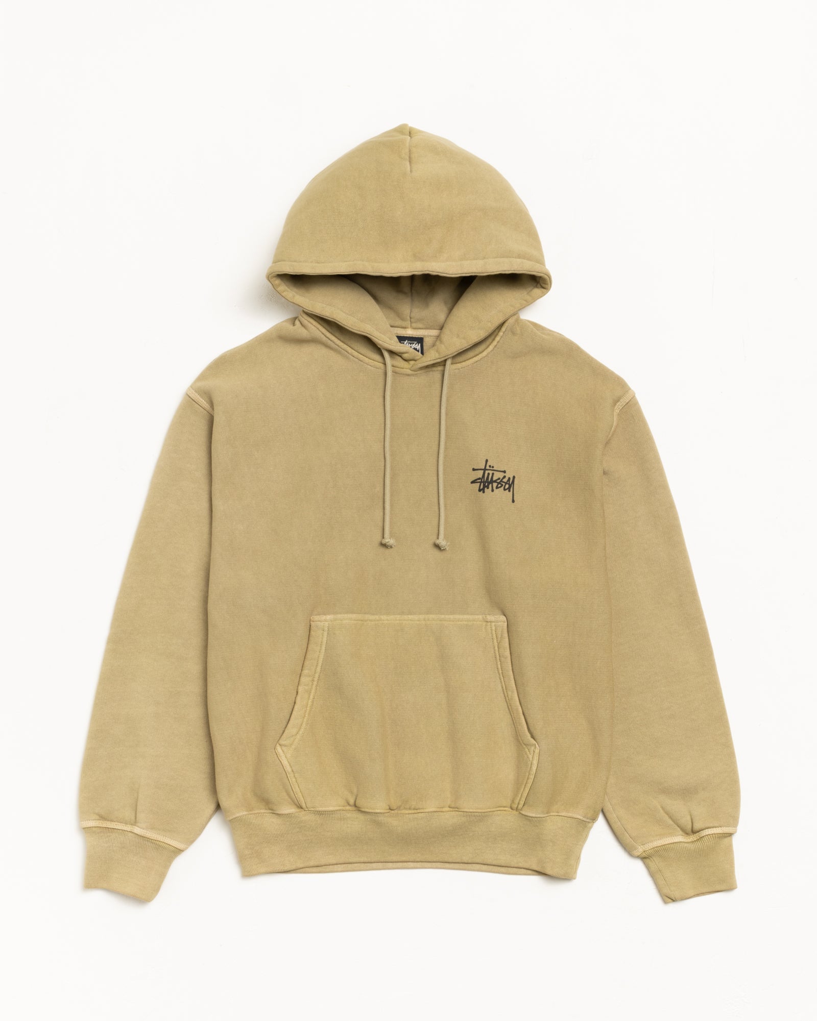 BASIC STÜSSY HOODIE PIGMENT DYED - Elm
