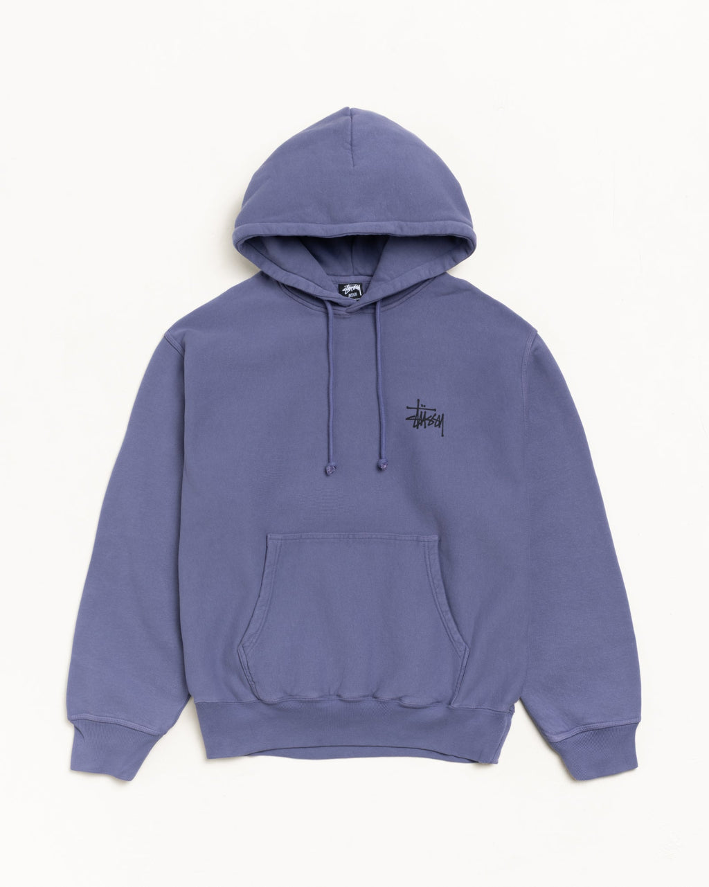 BASIC STÜSSY HOODIE PIGMENT DYED - Grape