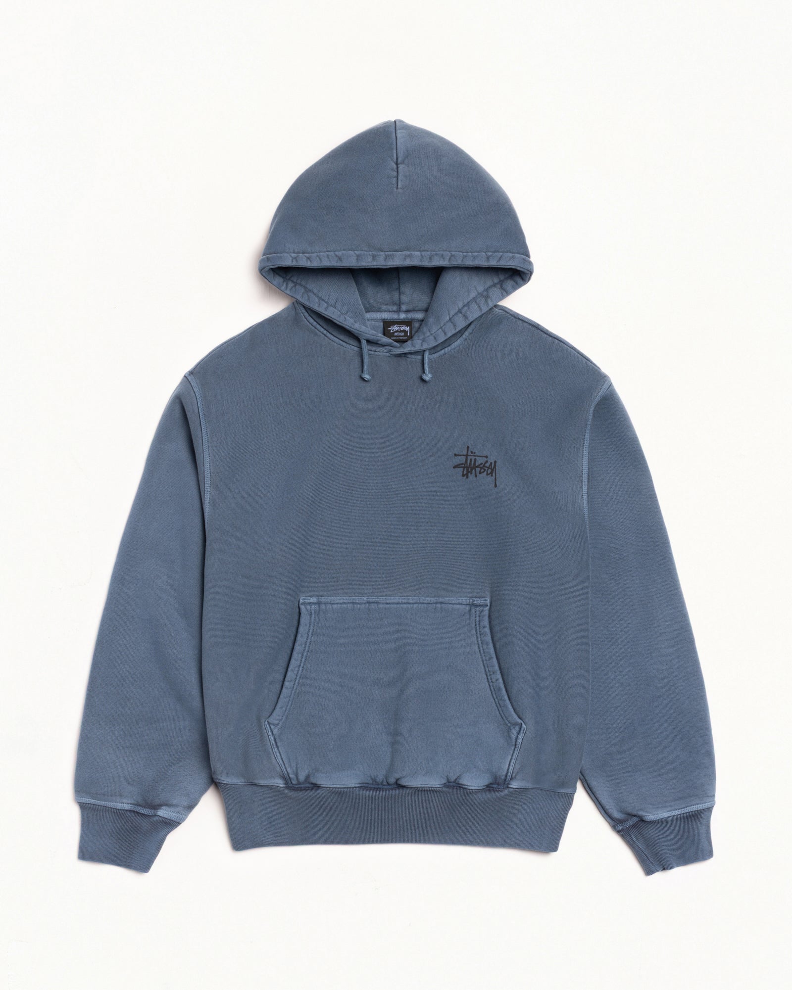 BASIC STÜSSY HOODIE PIGMENT DYED