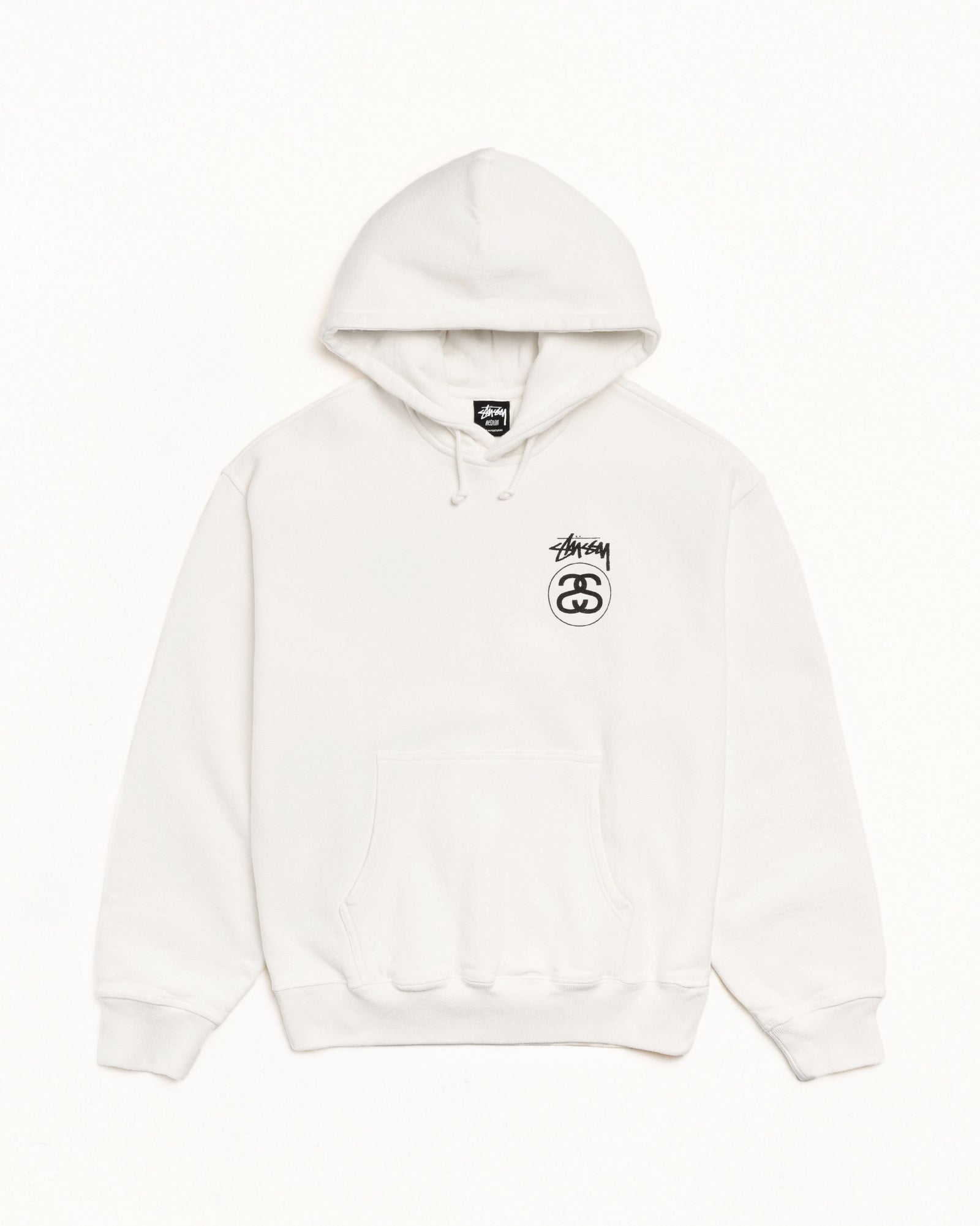 STOCK LINK HOODIE PIGMENT DYED - Natural