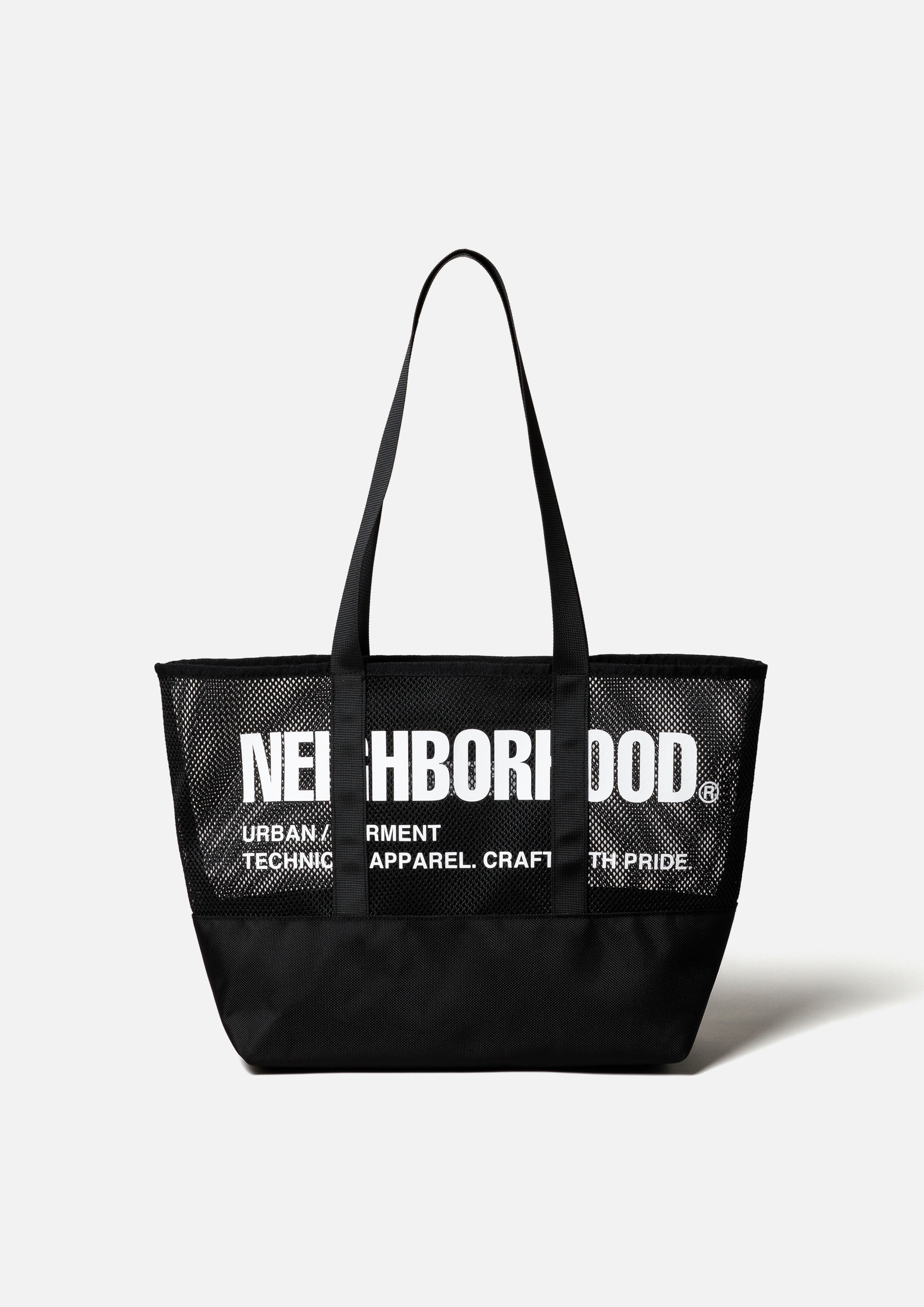 Mesh Tote Bag - BLACK