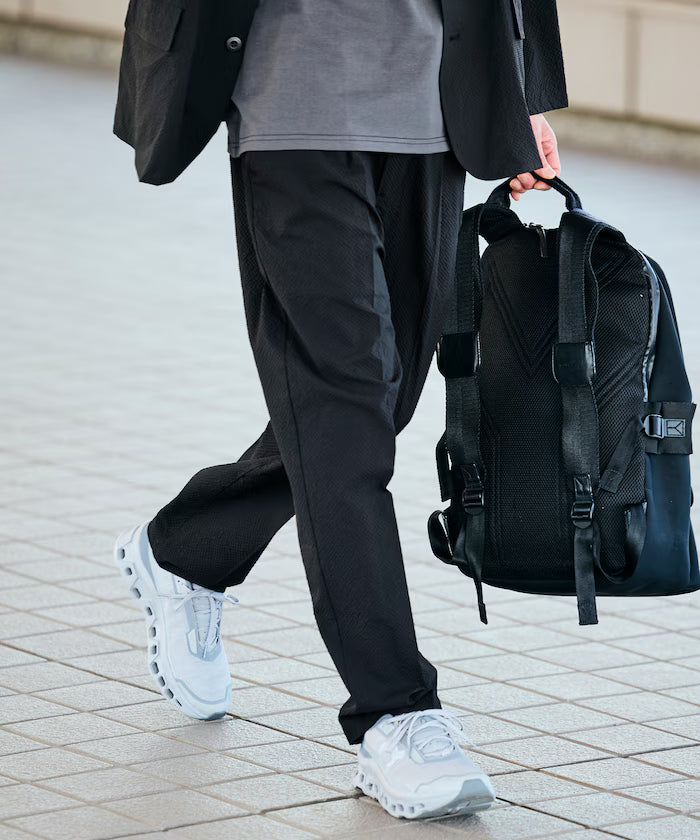 AiRide/AiRide Relax Fit Seersucker Setup/Tailored Jacket/Wide Slacks/Quick Dry/UV Cut 【Limited Release】