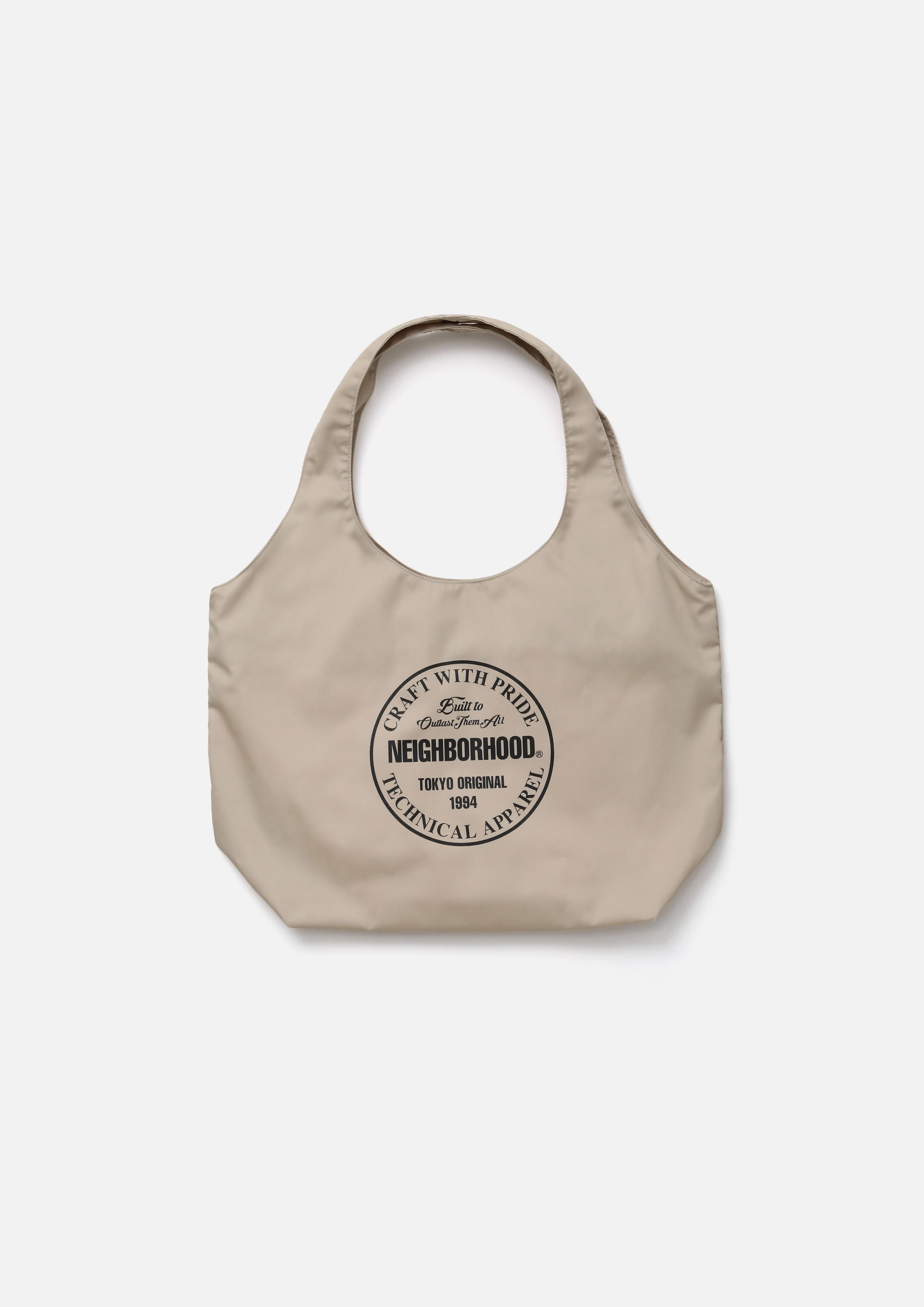 Logo Monk Bag - BEIGE