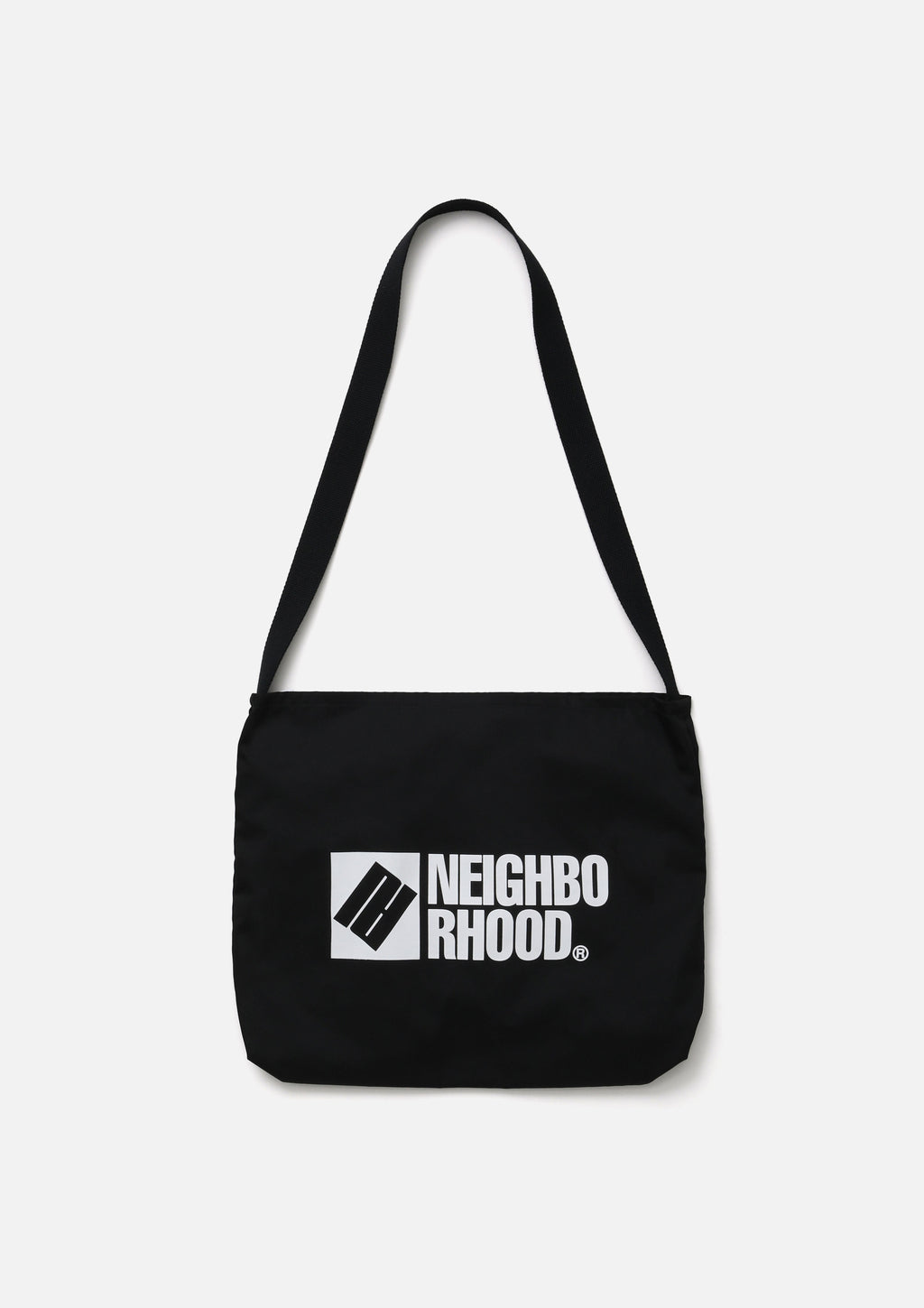 Logo Shoulder Bag - BLACK