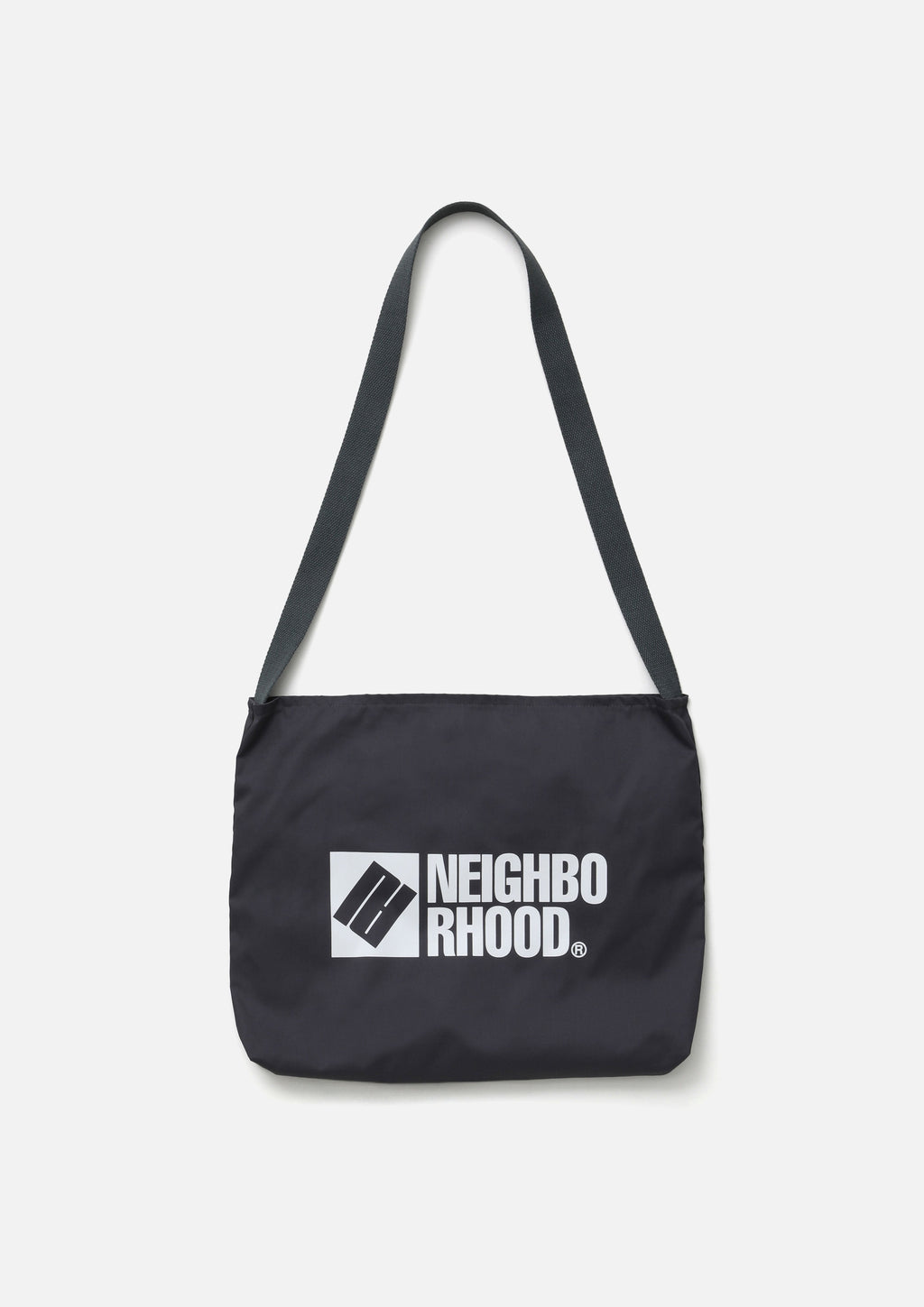 Logo Shoulder Bag - CHARCOAL