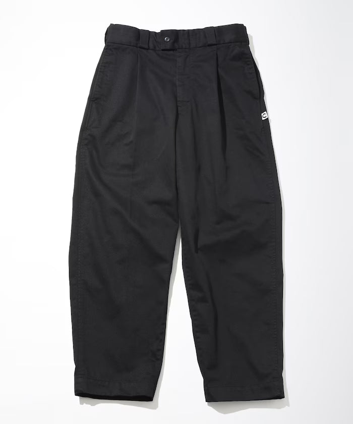 TC Twill 1 Tuck Pants - Black