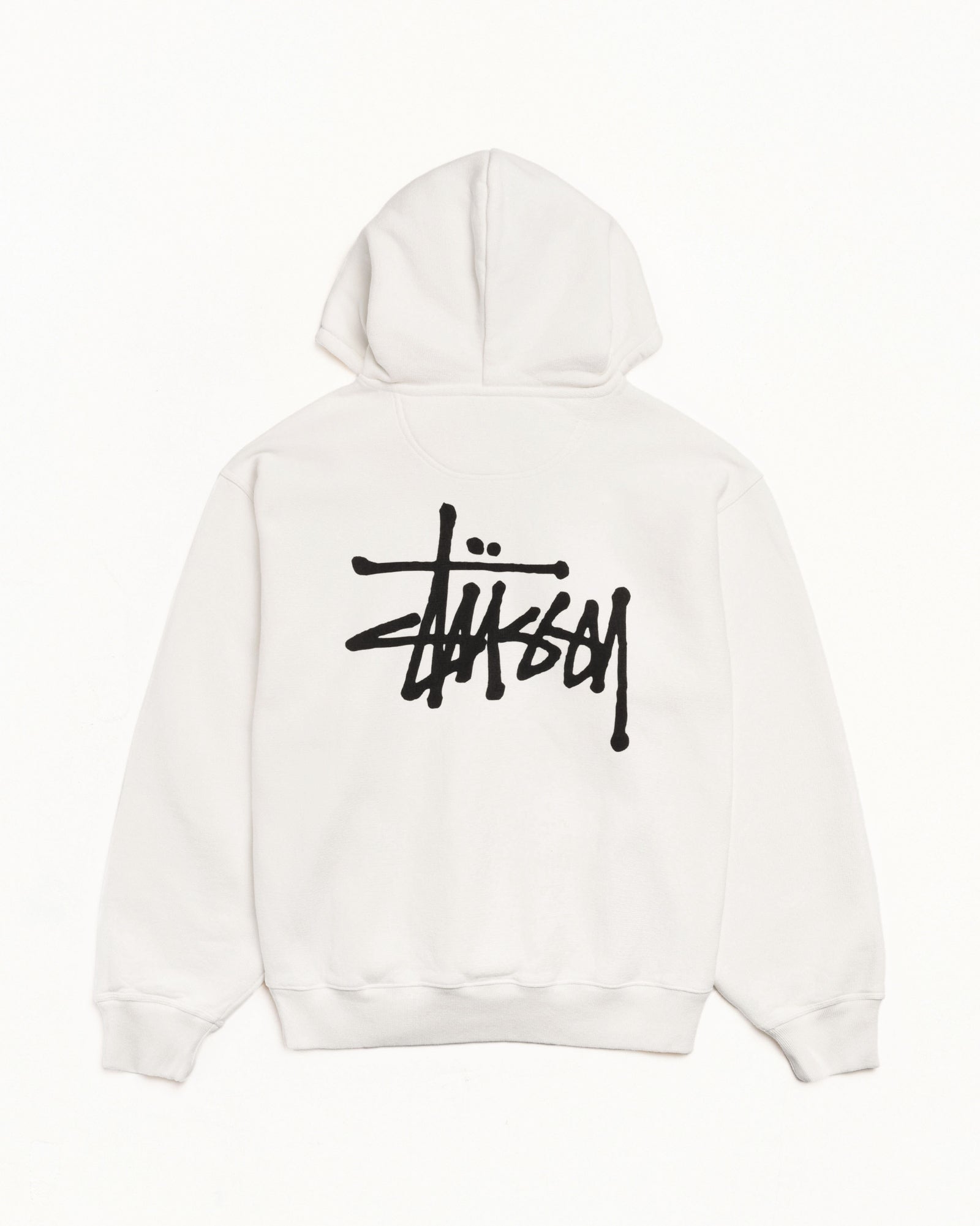 BASIC STÜSSY ZIP HOODIE PIGMENT DYED - Natural