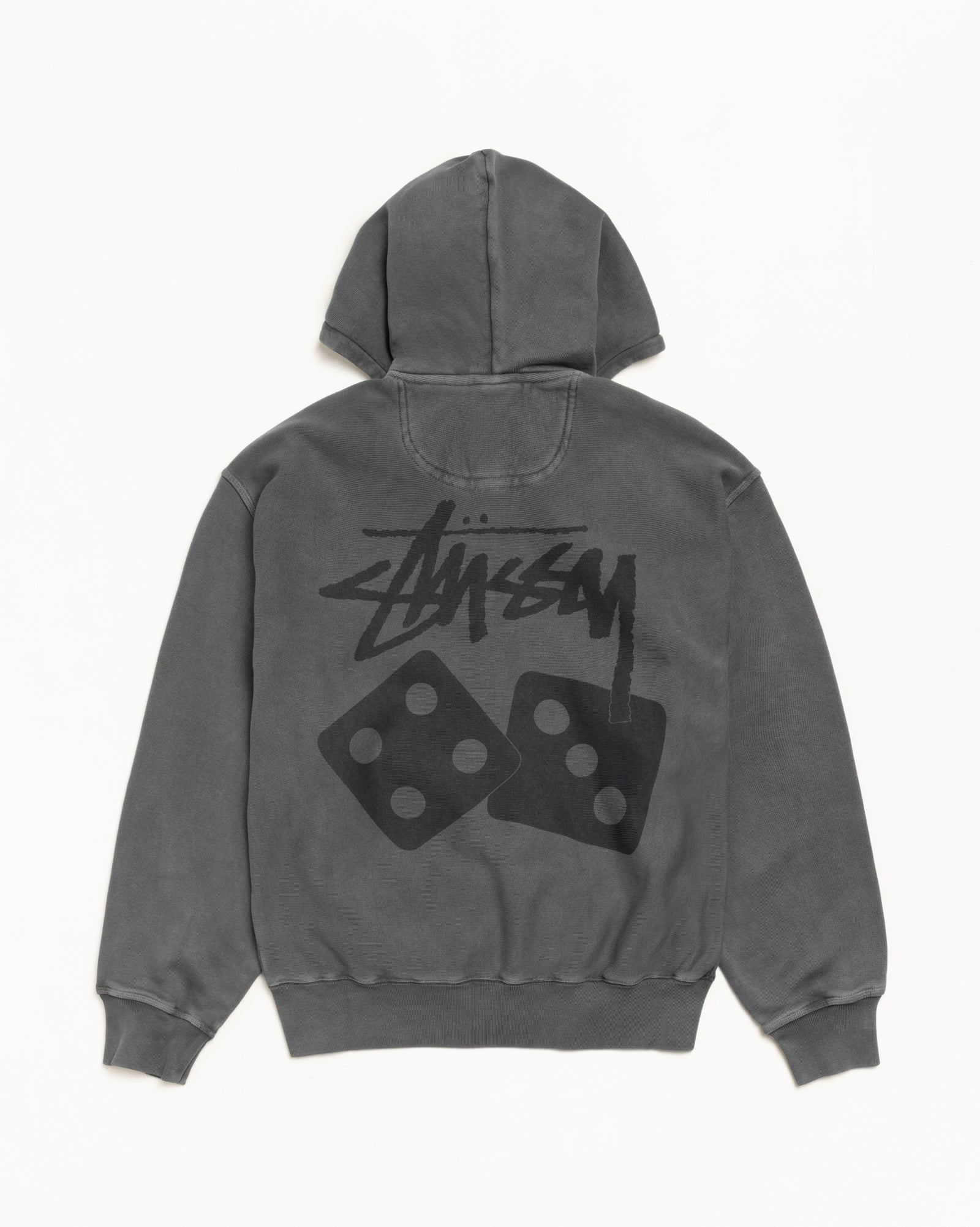 DICE ZIP HOODIE PIGMENT DYED