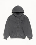 Stock Link Pigment Dyed Zip Hood - Black