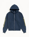 BLADE ZIP HOODIE - Navy